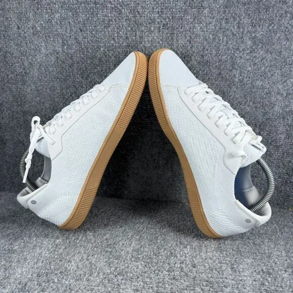 Flux Adapt Trainer Mens 9 Shoes White Gum Sole Knit Athletic Barefoot Sneakers - Picture 6 of 13